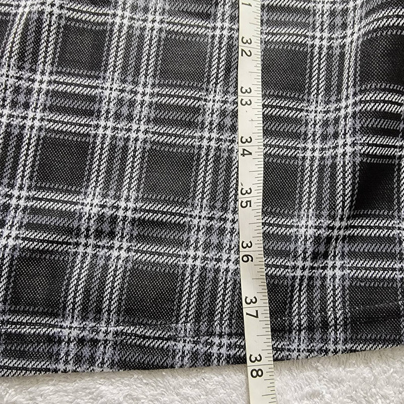 Mia Rose plus check contrast smock dress long sleeve sz 3X - Picture 8 of 8